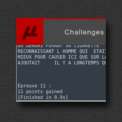 Microcontest : Vigenère II
